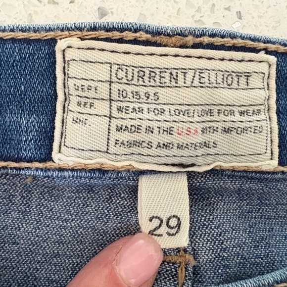 EUC - Current/Elliott “Stiletto” Skinny — Pacific Wash • Size 29 - Picture 6 of 10